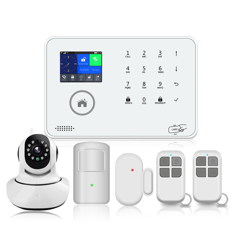 WIFI+GSM 2G/3G Home Security Alarm System APP Remote Control