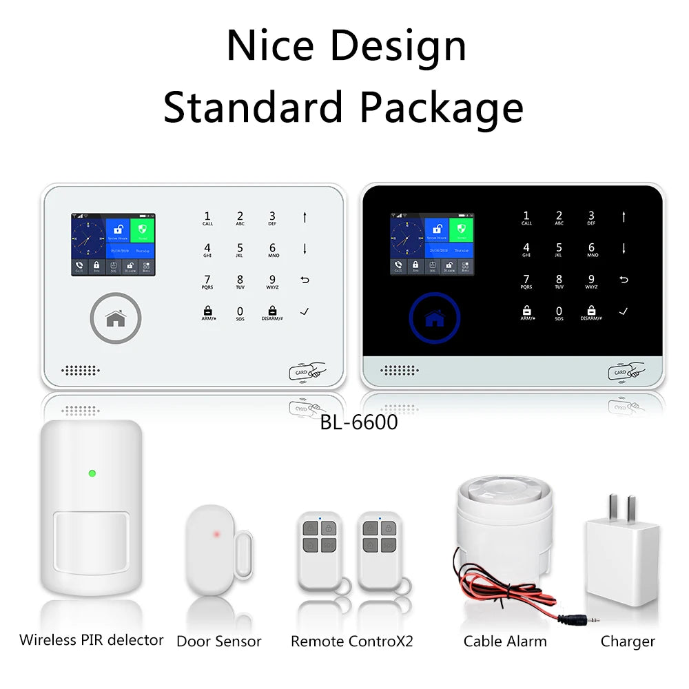WIFI+GSM 2G/3G Home Security Alarm System APP Remote Control