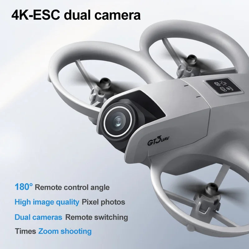 Drones GT3 GPS 8K Professional HD 180° Dual Cameras