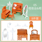 Two-story Dollhouse With Stair kitchen bathroom