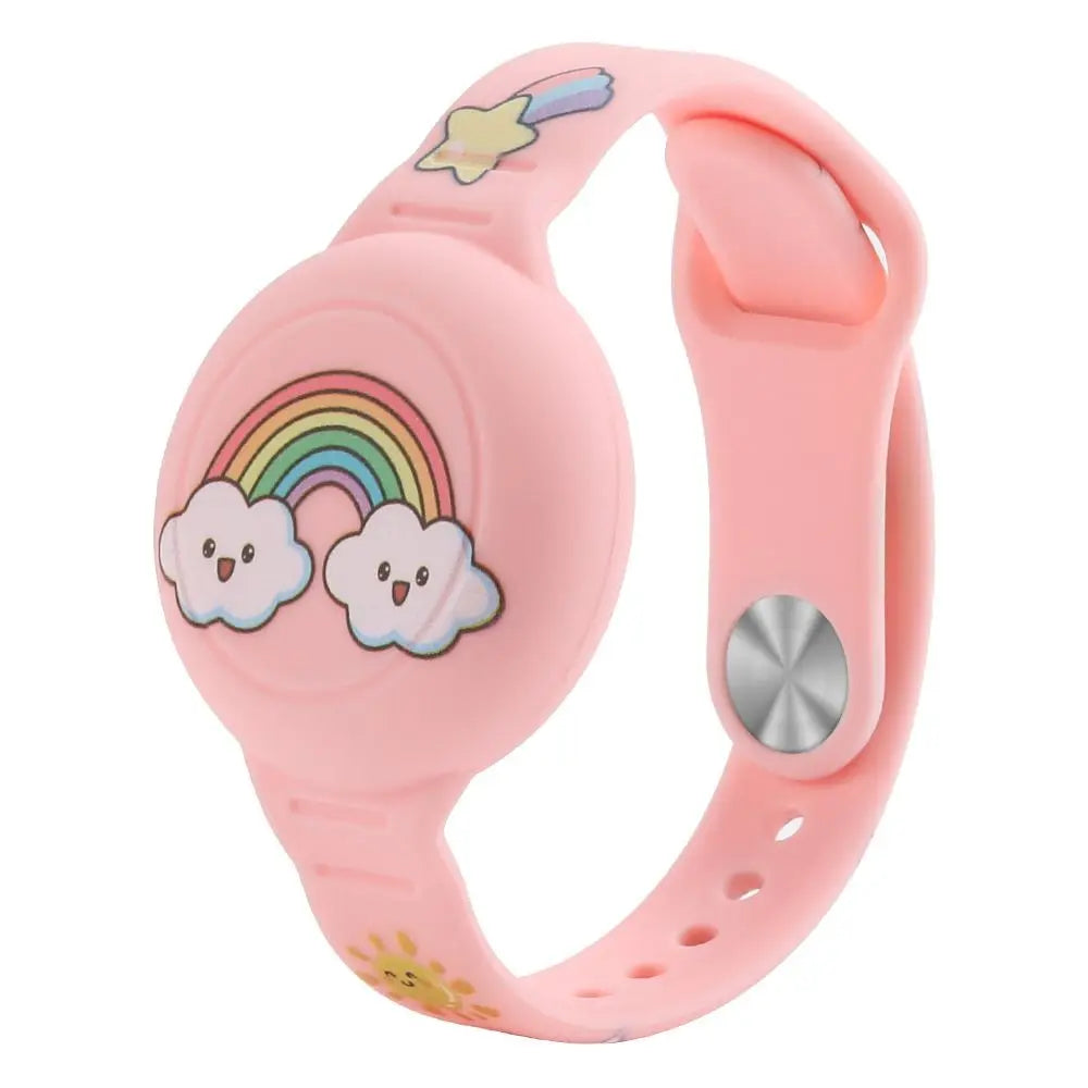 New Waterproof For Apple Airtag Holder Wristband Kids Silicone Case Bracelet Children For AirTags Case Watch Band