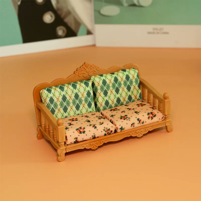 Two-story Dollhouse With Stair kitchen bathroom