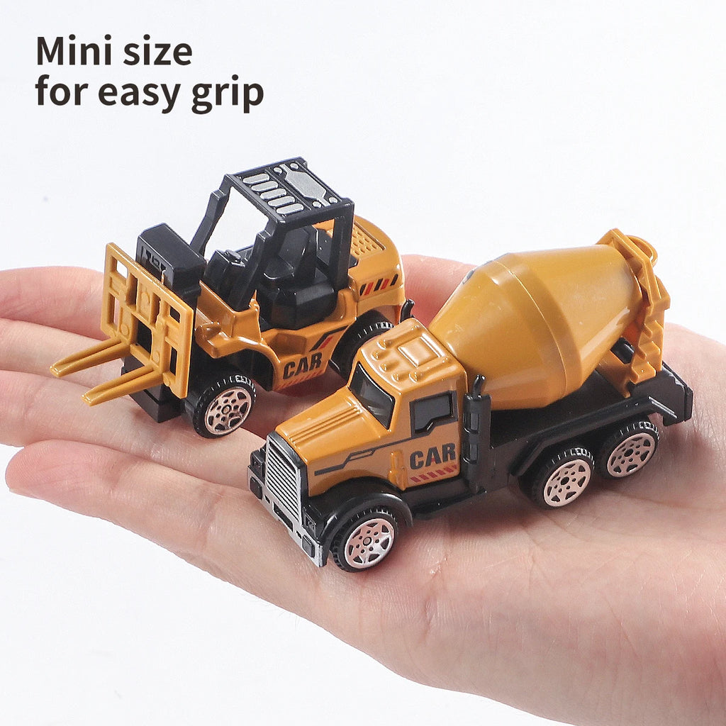 6pcs/set Toys for Boys Alloy Engineering Truck Toy