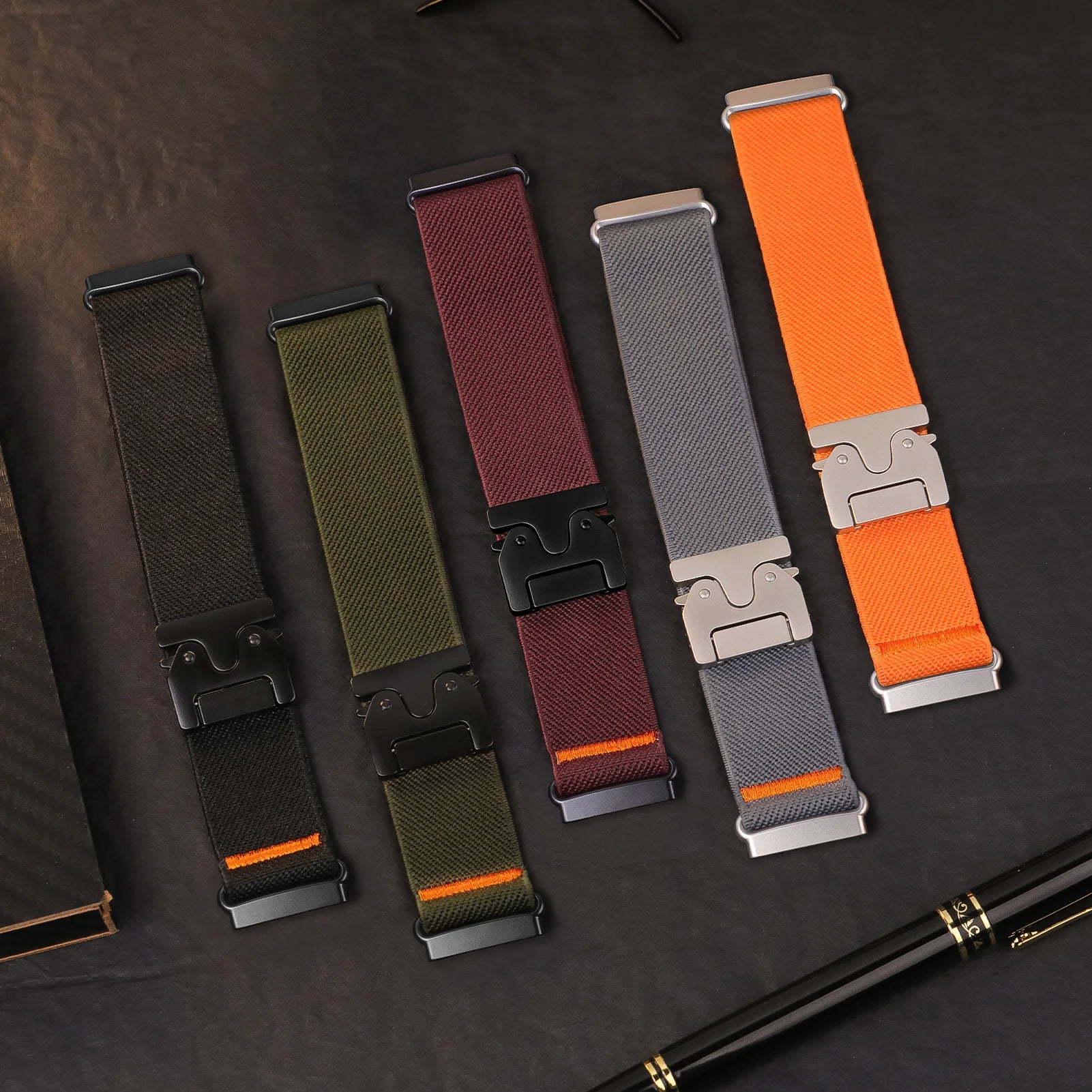 Accessories For Fitbit Versa 3 4 Sense 4 band smartwatch replacment nylon belt Bracelet correa Fitbit Versa4 3 Parachute Strap