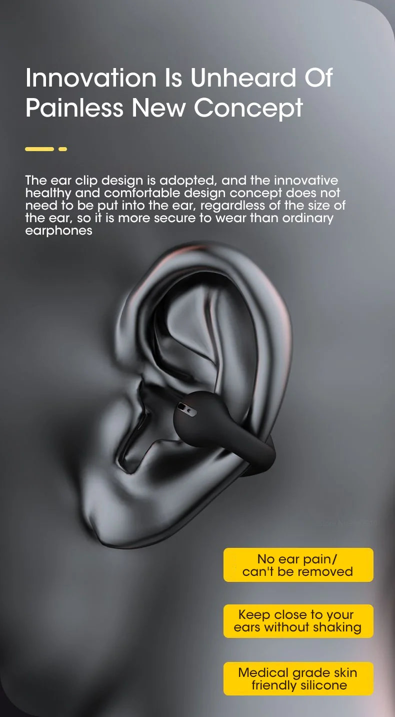 Sound Earcuffs Bluetooth 5.3 Earphones port Wireless