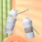 Portable Dog Cat Water Bottle with Storage Food and Water