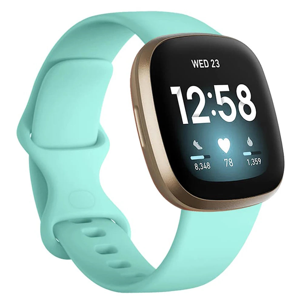 Strap for Fitbit Versa 4 3 Sense 2 band Smartwatch Accessories replacment wristband Sport silicone Bracelet Fitbit Versa 4 Strap