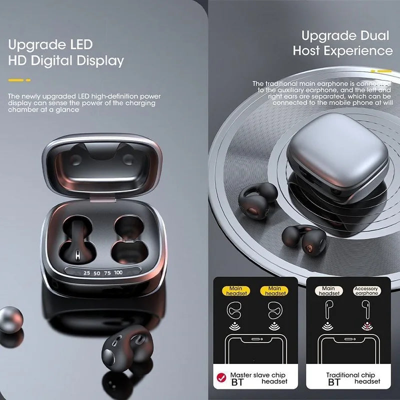 Sound Earcuffs Bluetooth 5.3 Earphones port Wireless