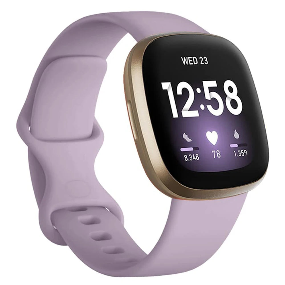 Strap for Fitbit Versa 4 3 Sense 2 band Smartwatch Accessories replacment wristband Sport silicone Bracelet Fitbit Versa 4 Strap