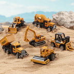 6pcs/set Toys for Boys Alloy Engineering Truck Toy