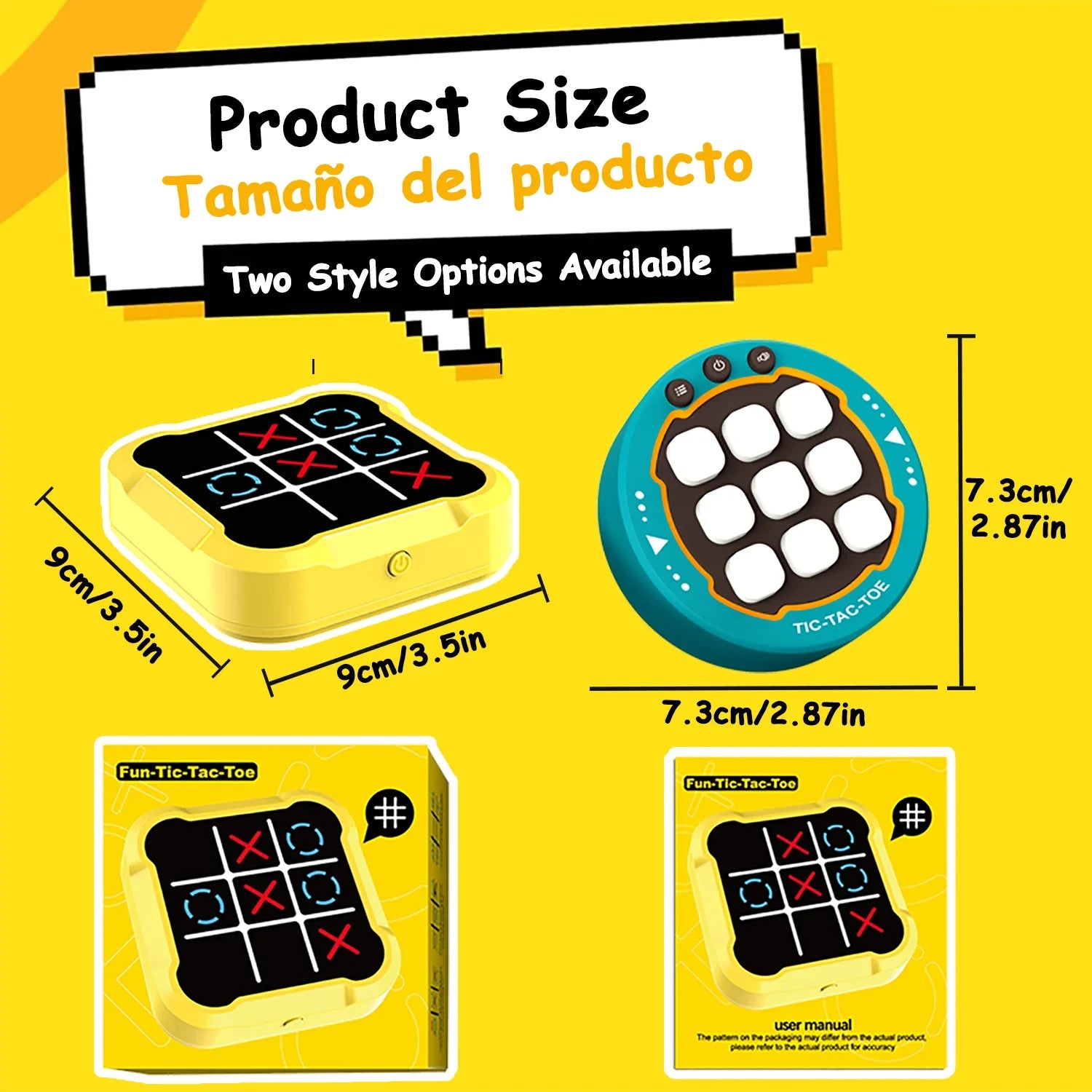 Portable Tic Tac Toe Game Console