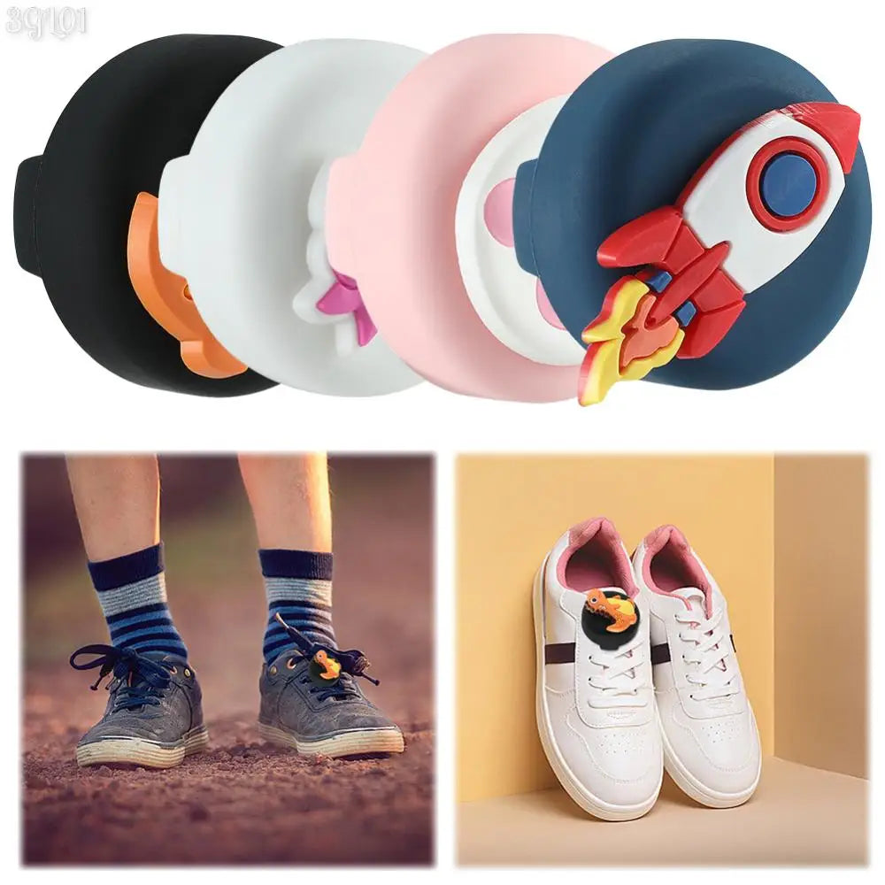 Waterproof Tracker Case for Apple AirTag Silicone Cute Cartoon Holder Tracker Protector for Kid Shoes Shoestring