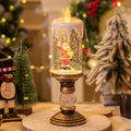 Christmas decorations: candles,