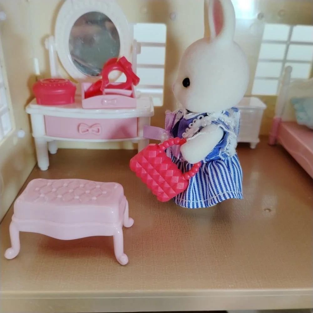 Two-story Dollhouse With Stair kitchen bathroom