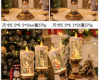 Christmas decorations: candles,