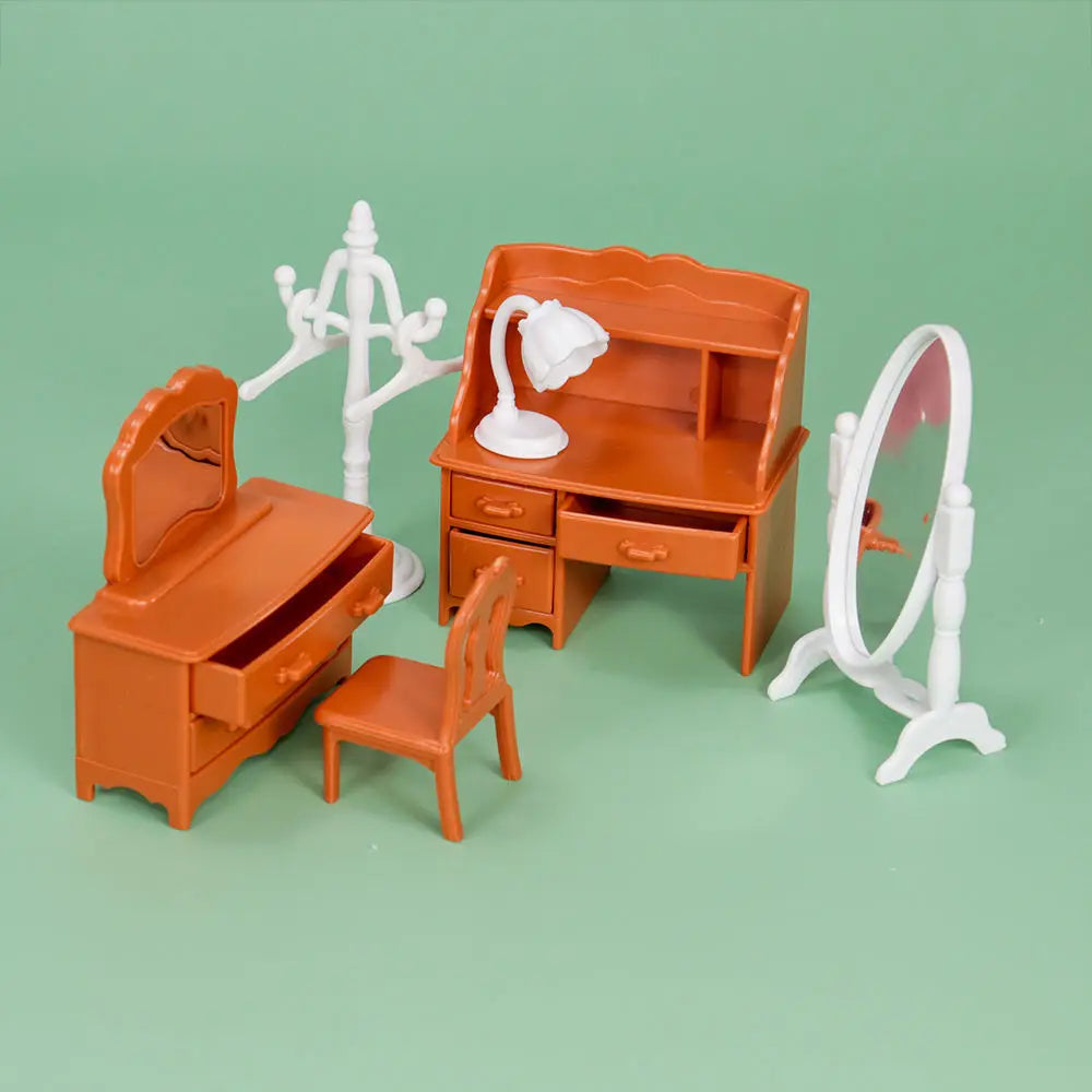 Two-story Dollhouse With Stair kitchen bathroom