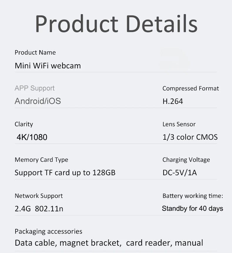 2025 A9 Upgraded Version 4K Home Security Cam