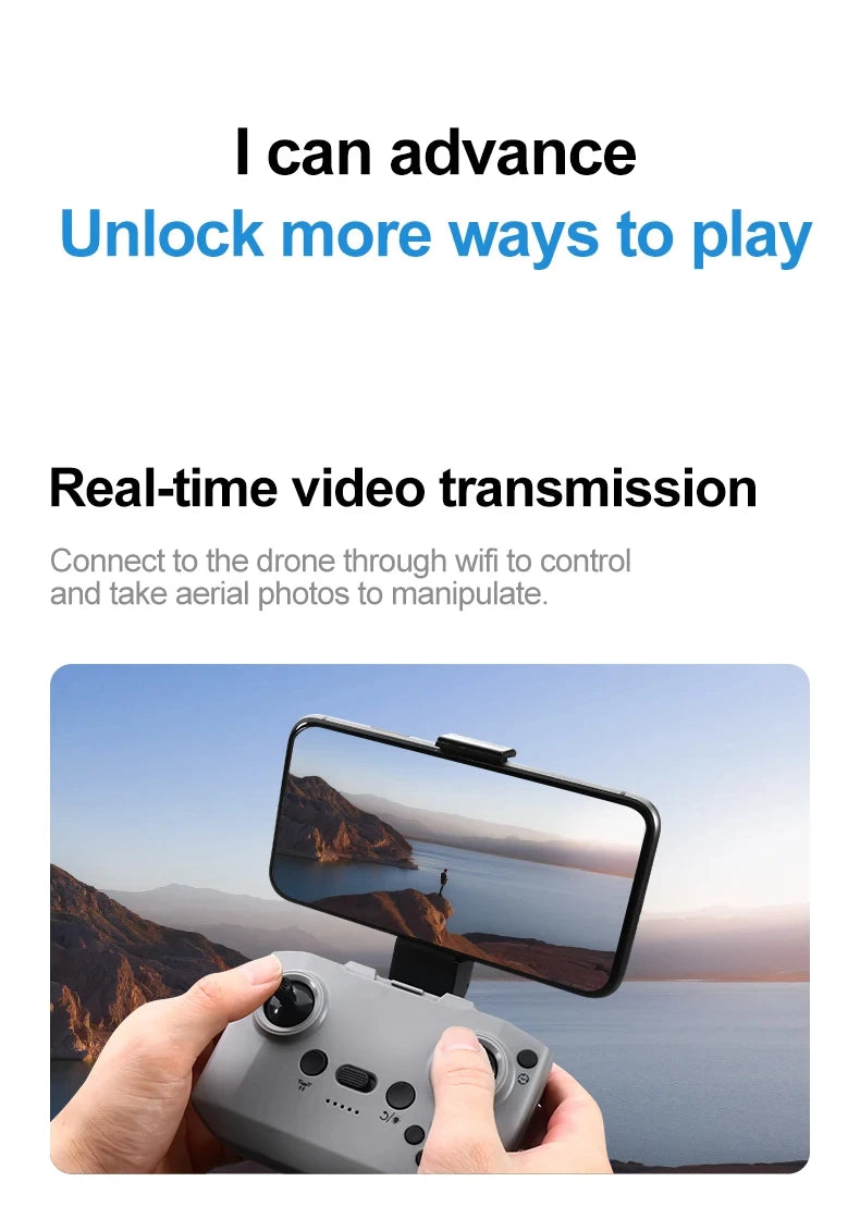 Drones GT3 GPS 8K Professional HD 180° Dual Cameras