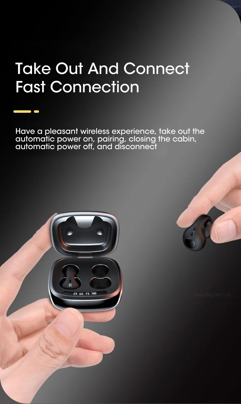 Sound Earcuffs Bluetooth 5.3 Earphones port Wireless