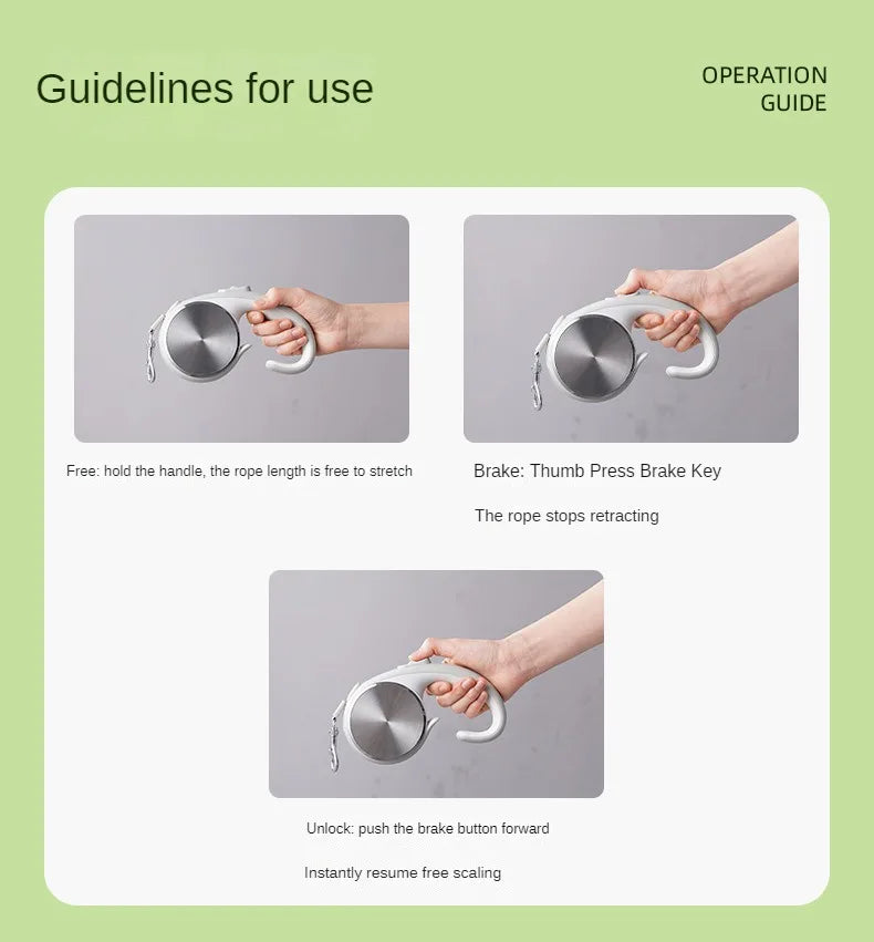 Pet Leash Automatic Telescopic Tractor Dog