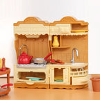 Two-story Dollhouse With Stair kitchen bathroom
