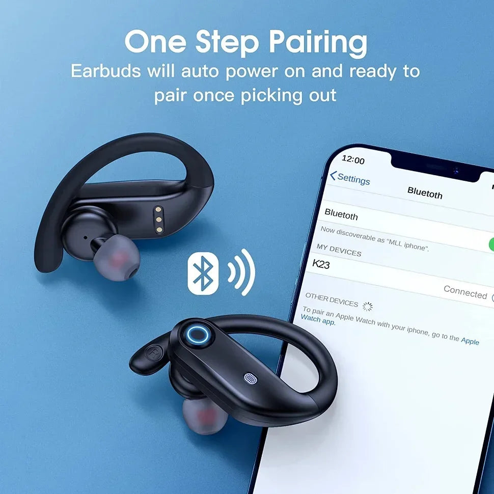 Bluetooth Earphones Wireless Earbuds with Wireless Charging Case