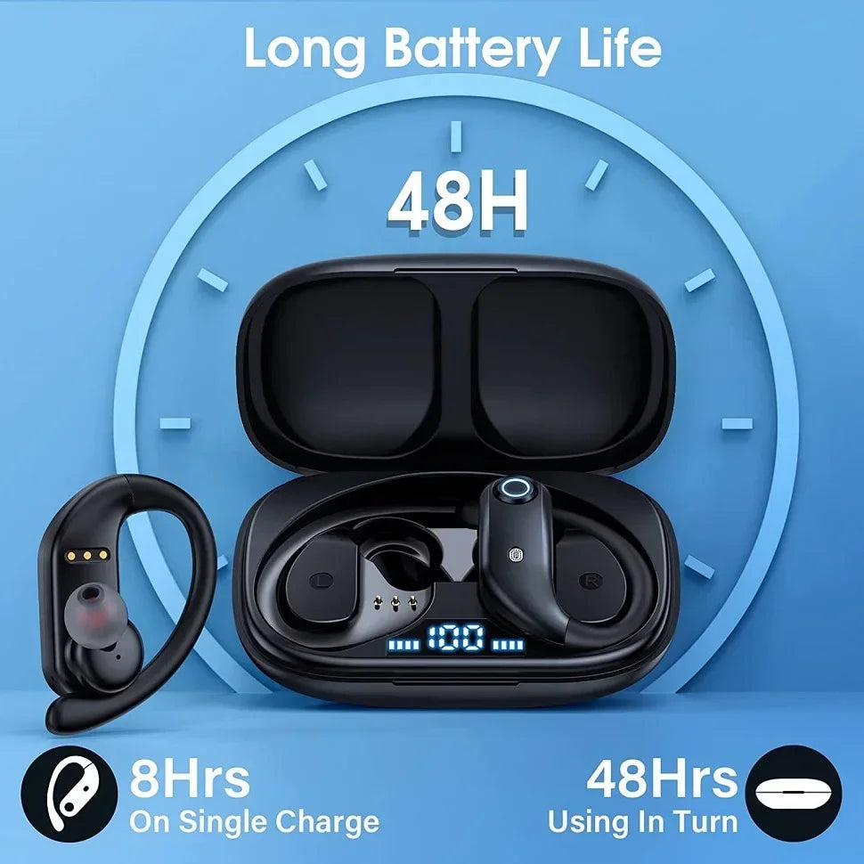 Bluetooth Earphones Wireless Earbuds with Wireless Charging Case