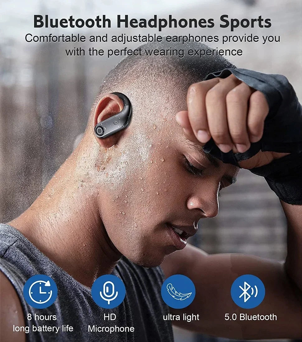 Bluetooth Earphones Wireless Earbuds with Wireless Charging Case