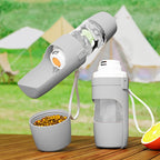 Portable Dog Cat Water Bottle with Storage Food and Water