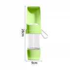 Portable Dog Cat Water Bottle with Storage Food and Water
