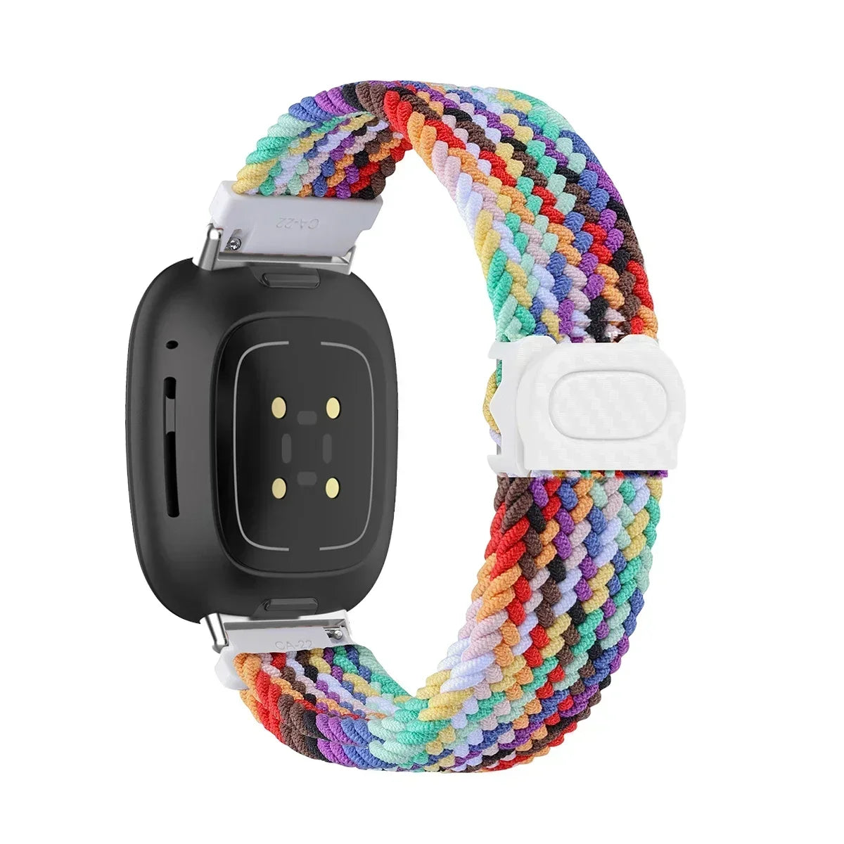 Nylon Loop Braided Strap for fitbit Versa 4 3 2 1 Versa Lite Sports correa Band for versa sense 2/sense Watch Accessories