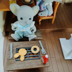 Two-story Dollhouse With Stair kitchen bathroom