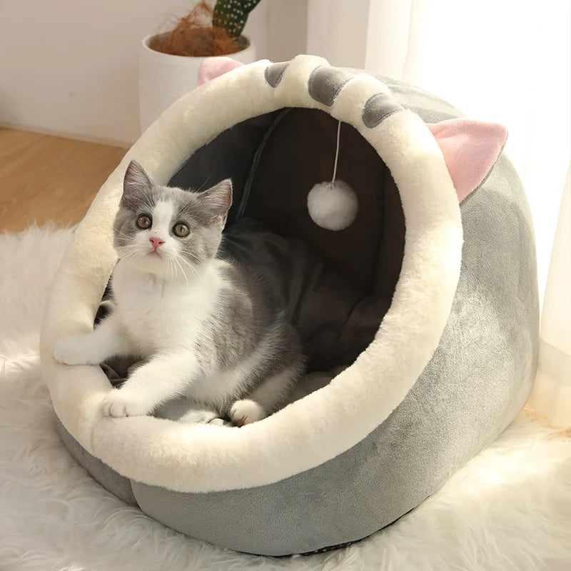 Washable Pet Sleeping Bed for Small Dog Mat Bag Cave Cats Bed