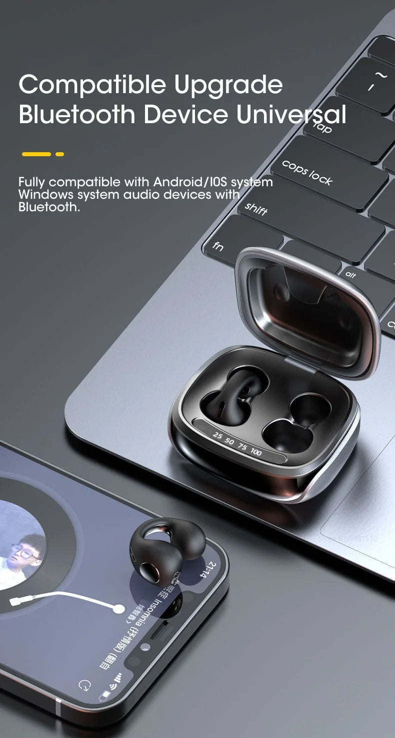 Sound Earcuffs Bluetooth 5.3 Earphones port Wireless