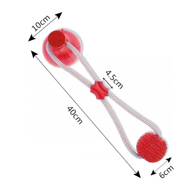 Pet Toys for Small Dogs, Rubber Dog Toy,  Chewing Toy with Suction Cup