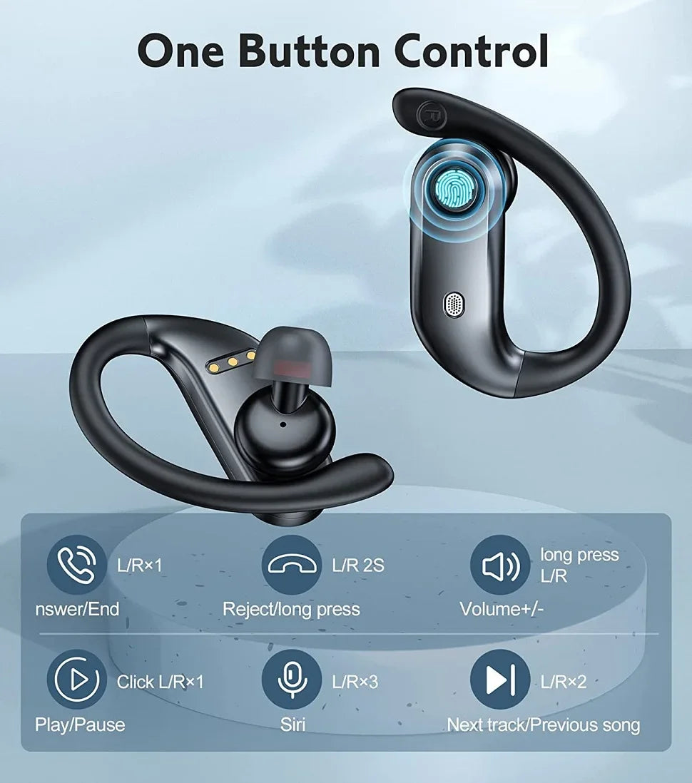 Bluetooth Earphones Wireless Earbuds with Wireless Charging Case