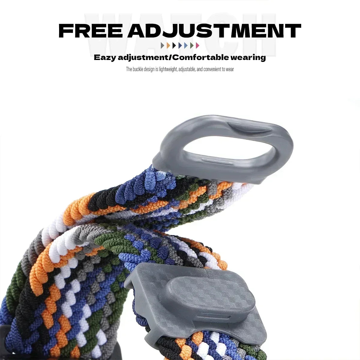 Nylon Loop Braided Strap for fitbit Versa 4 3 2 1 Versa Lite Sports correa Band for versa sense 2/sense Watch Accessories