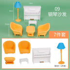 Two-story Dollhouse With Stair kitchen bathroom