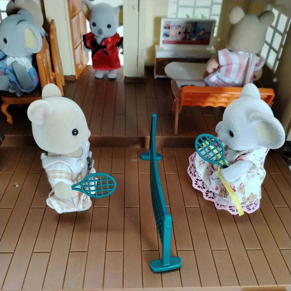 Two-story Dollhouse With Stair kitchen bathroom